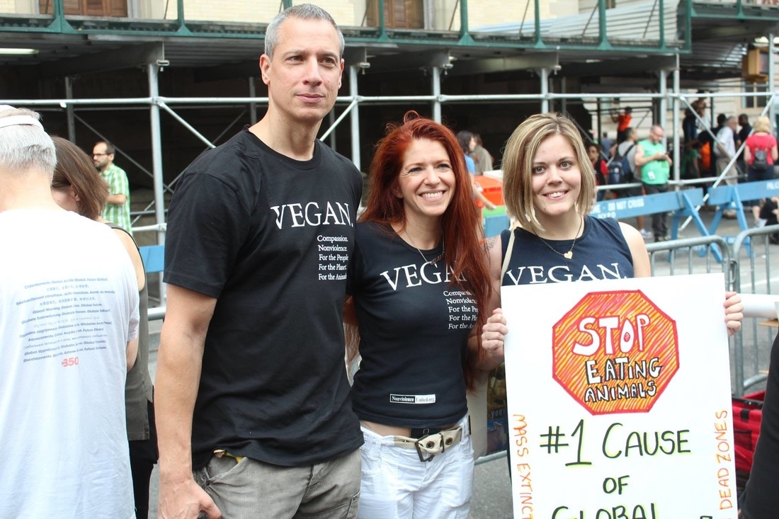 vegan shirt climate change march