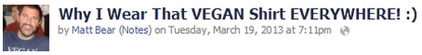 Vegan t-shirt VEGAN Shirt
