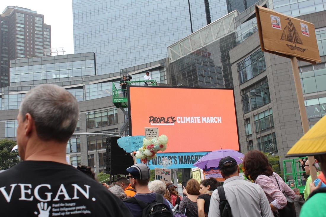 vegan truth at climate march